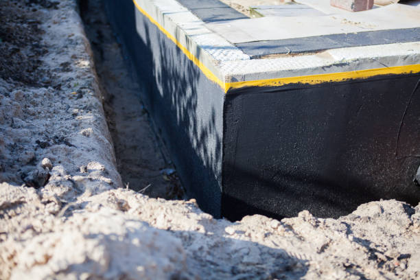 Residential Interior Drainage System installation at a Prattville, AL home by SJ Waterproofing Pros
